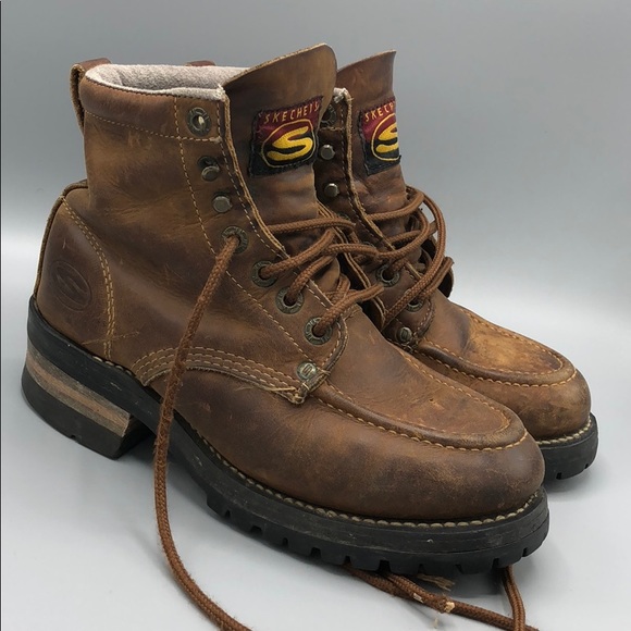 skechers logger boots